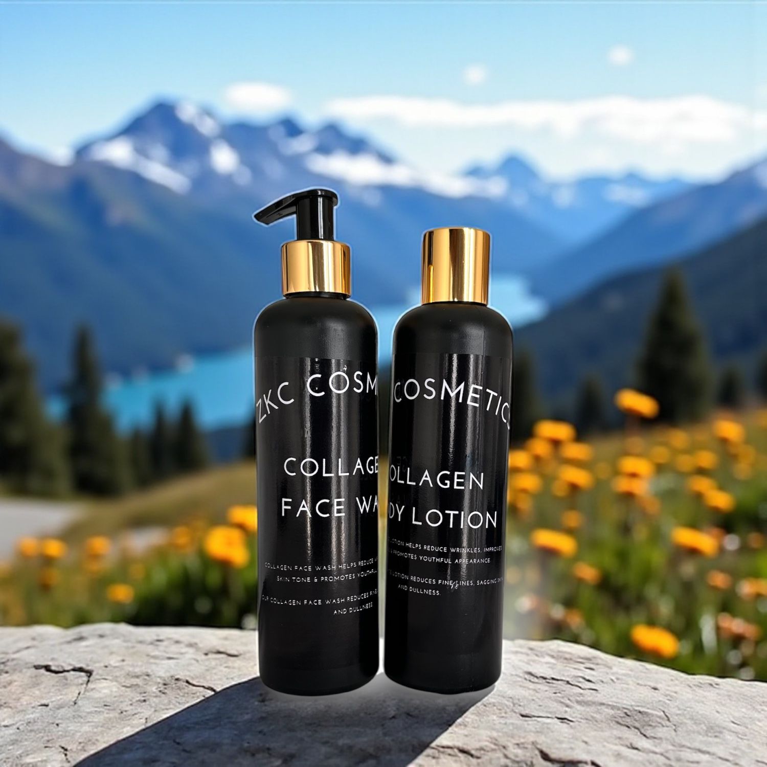 Anti Ageing Combo - collagen face/body wash and lotion